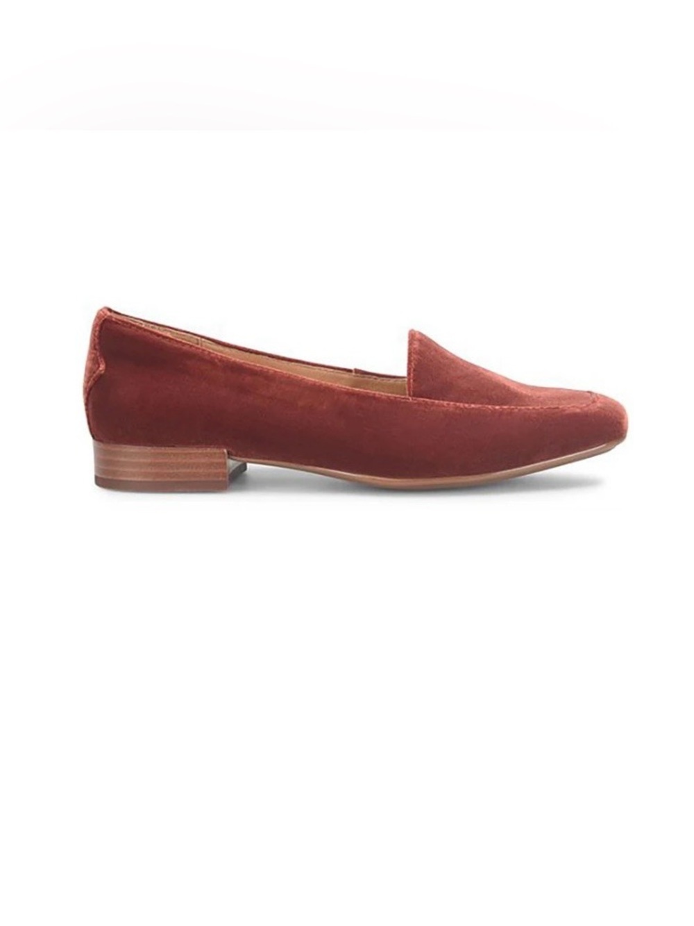 Sofft Women's Suede Loafers in Brick Red Size 9